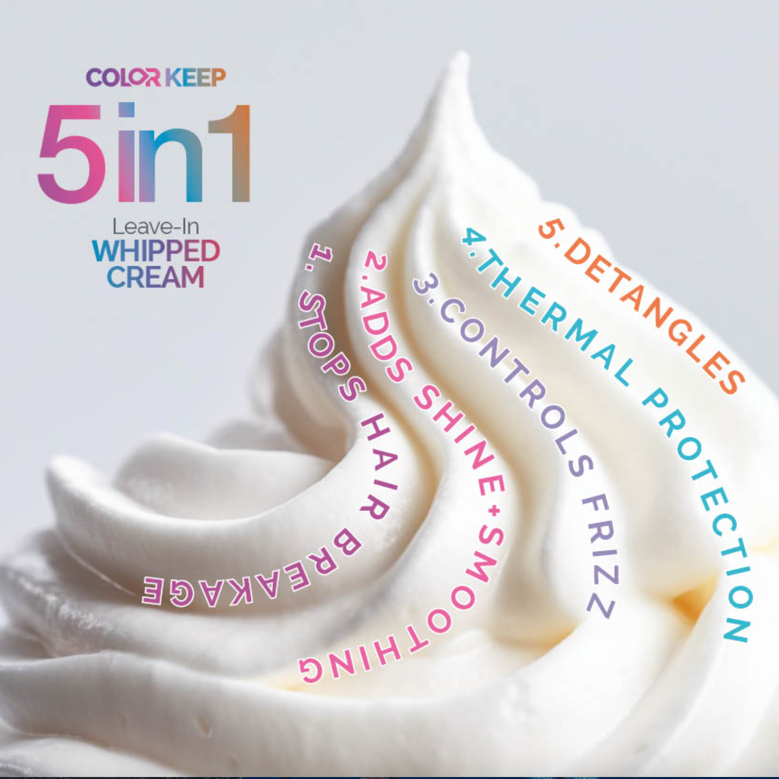 Color Keep 5 in 1 Whipped Cream