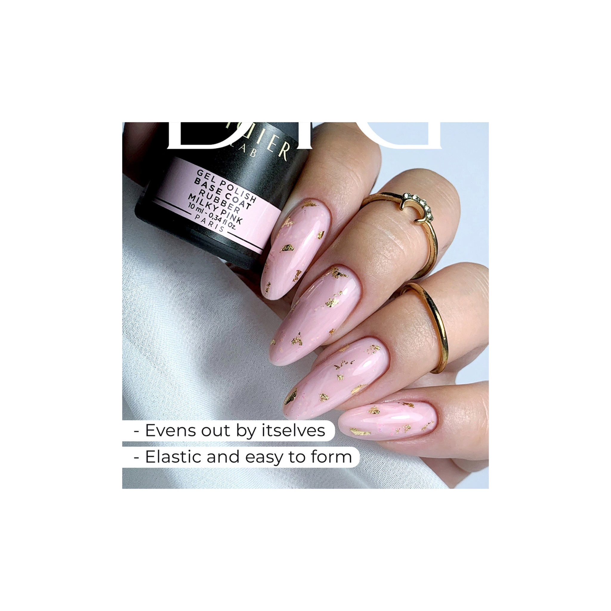 Rubber Base Coat Milky Pink