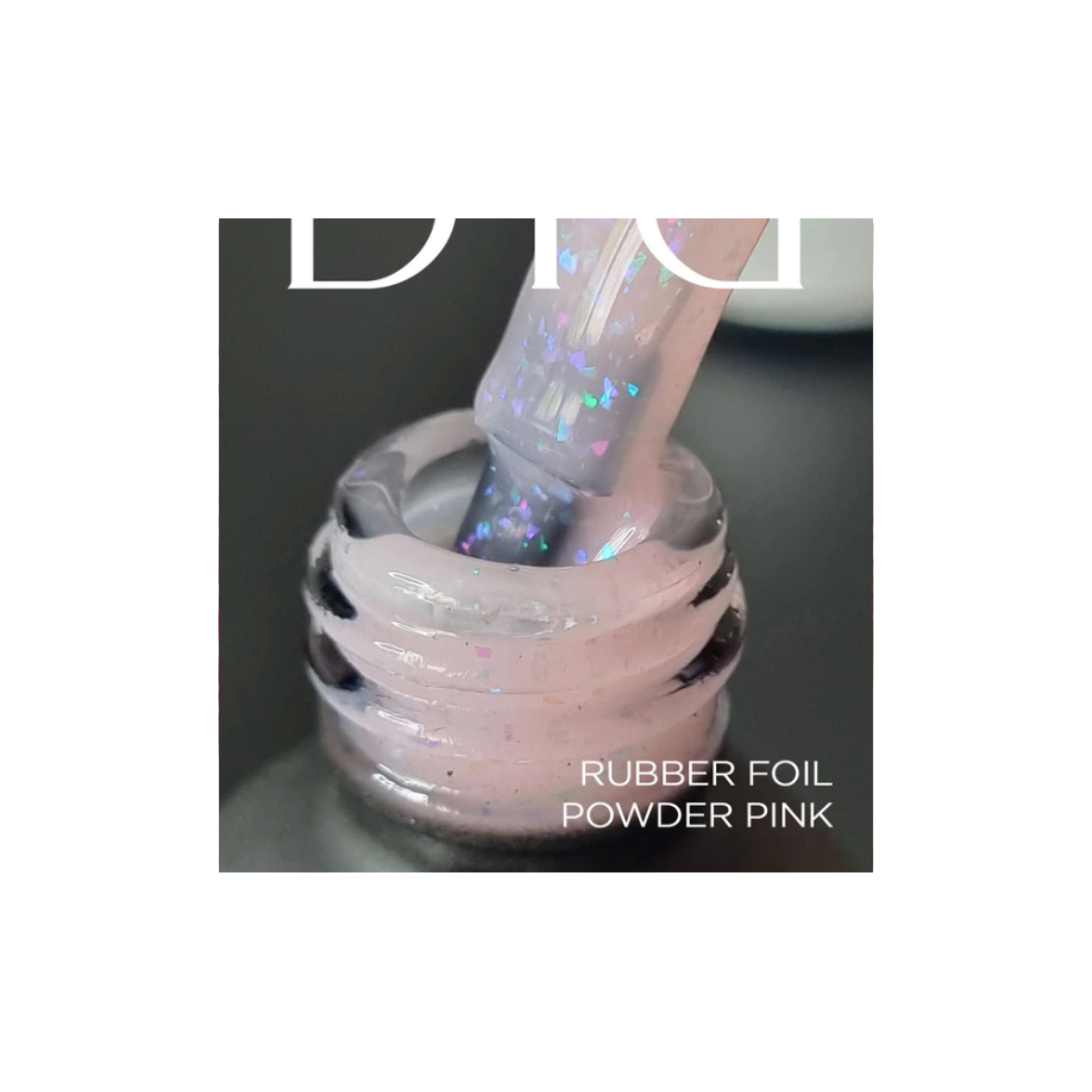 Rubber Base Foil Powder Pink